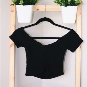 little black crop top